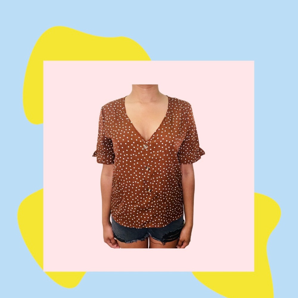Polka dot tee